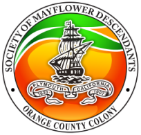 The Mayflower Society of California - Orange County Colony